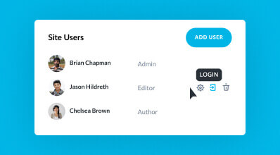 Divi Dash Website User Management