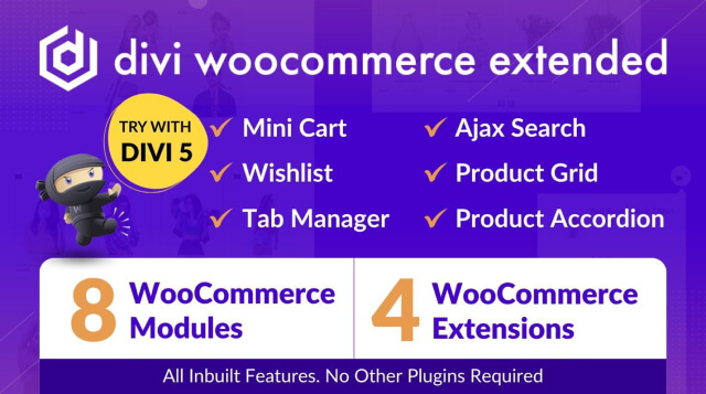 Divi Marketplace Item - Divi WooCommerce Extended