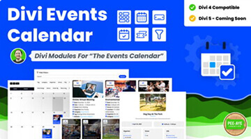 Divi Marketplace Item - Divi Events Calendar Module