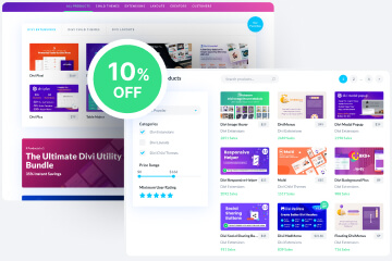 10% Off In The Divi Marketplace